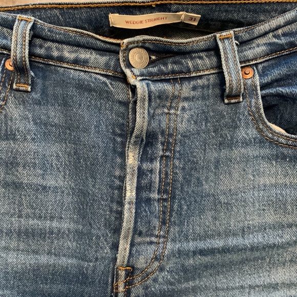 Levi’s premium wedgie straight jeans size 31 - Picture 4 of 4